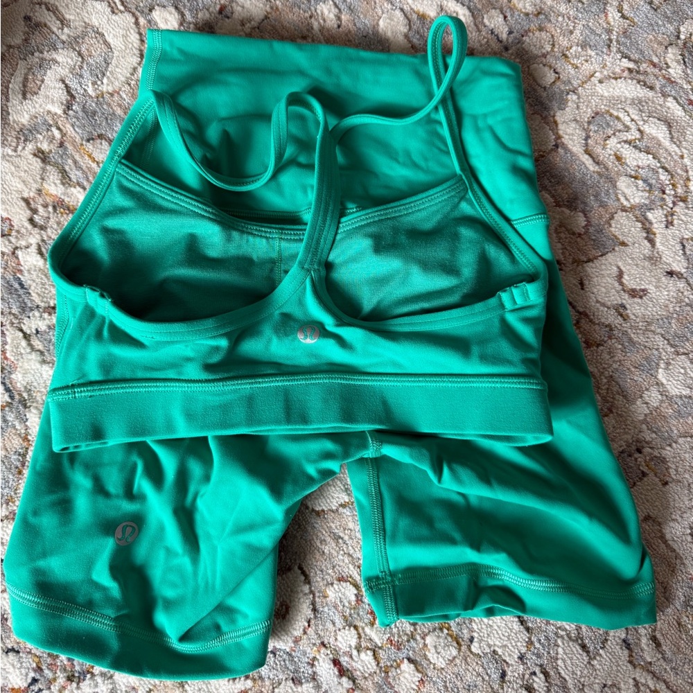 Lululemon Matching Shorts and Bra Set